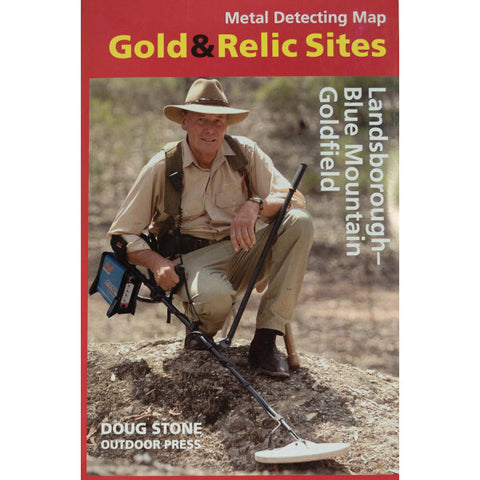 VIC - Gold & Relic Sites - Metal Detecting Map Landsborough Blue Mountain Goldfield by Doug Stone