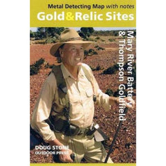 WA - Gold & Relic Sites - Metal Detecting Map - Region: Mary River Battery & Thompson Goldfield for Prospecting by Doug Stone