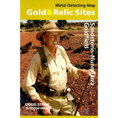 WA - Gold & Relic Sites - Metal Detecting Map - Region: Sandstone-Nunngarra For Prospecting by Doug Stone